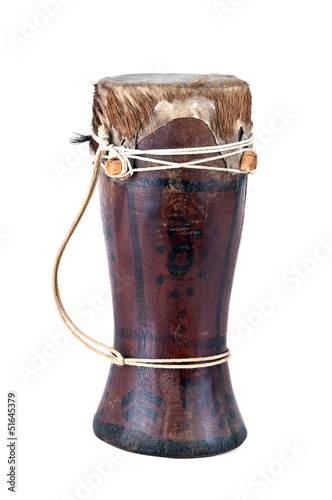 tambour africain en bois