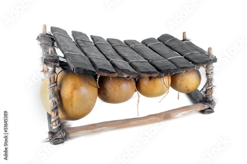Balafon, instrument de percussion africain.