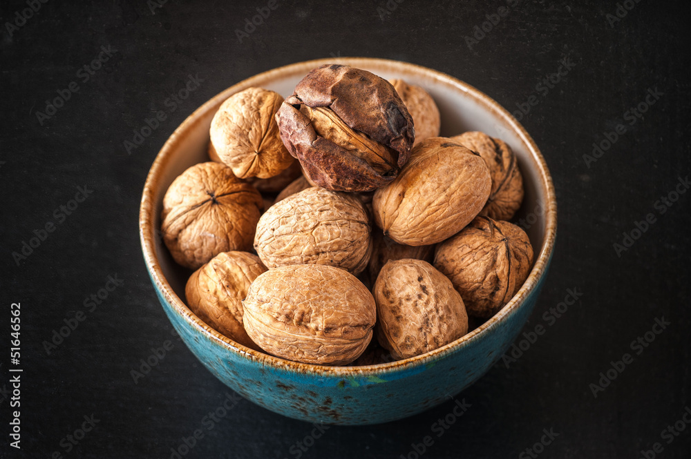 Bowl of walnuts Bowl of walnuts