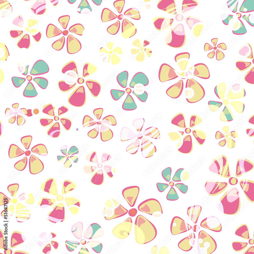 Hippie colorful flower background. 