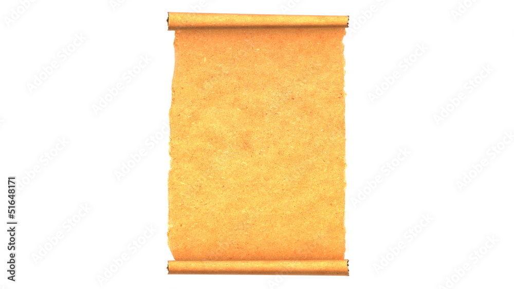 Grunge old paper scroll texture