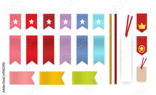 Bookmark Collection Vector FIle EPS10 photo