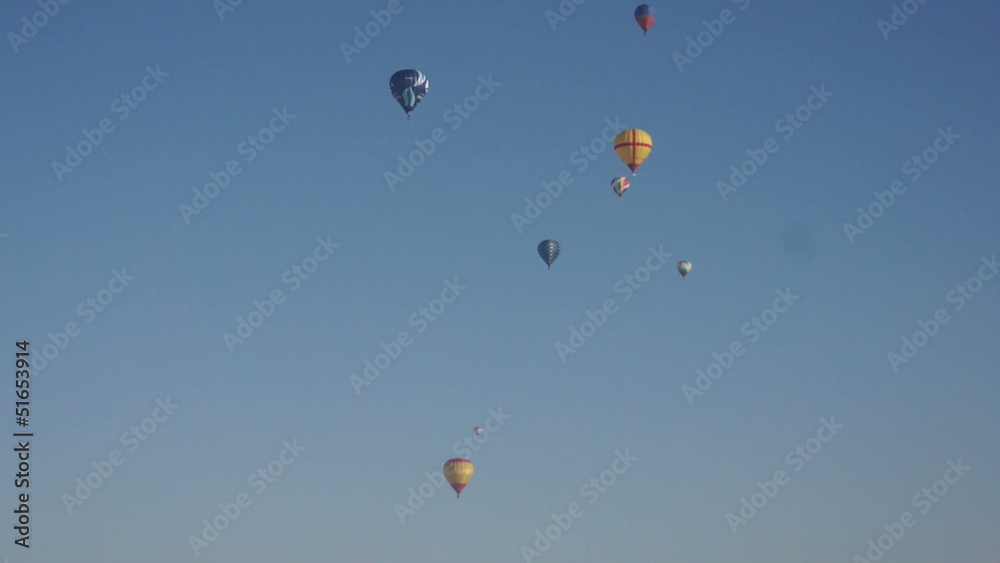 Image of many colorful hot air balloons in sky Image of many colorful hot air balloons in sky