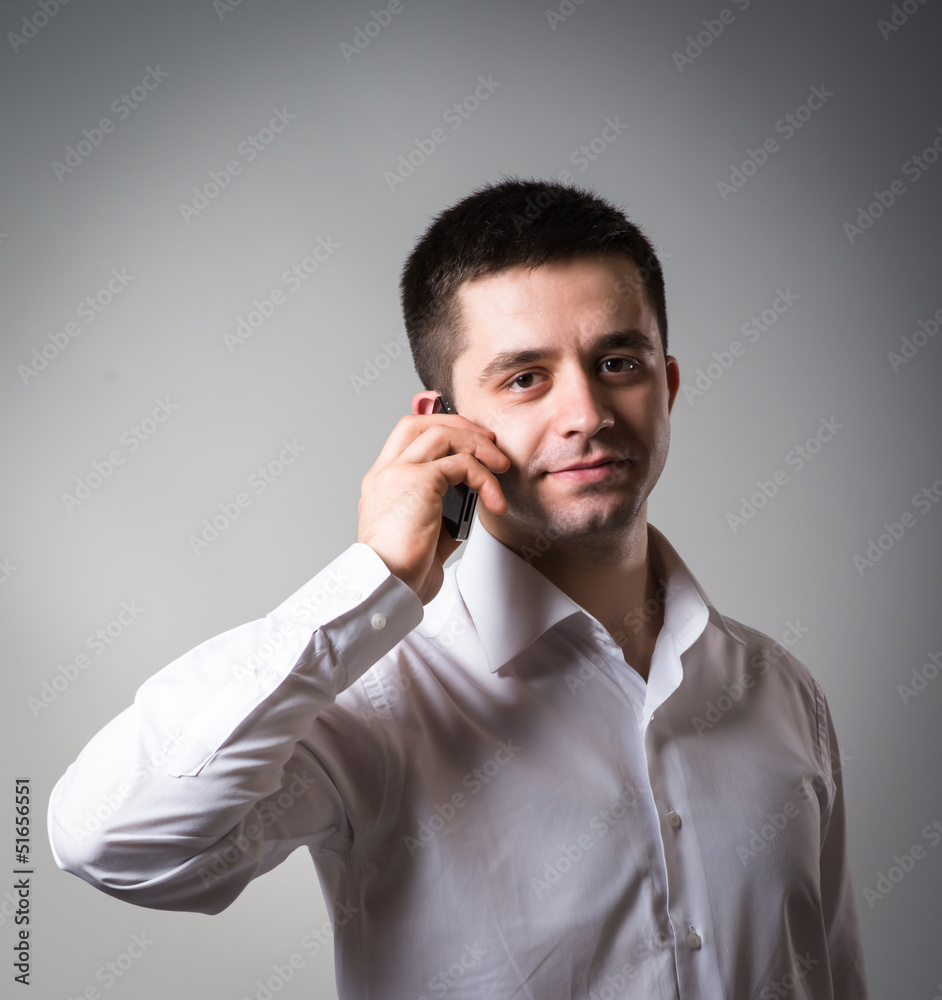 Businessman using smartphone Businessman using smartphone
