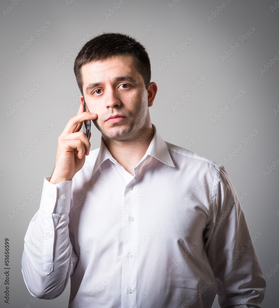Businessman using smartphone Businessman using smartphone