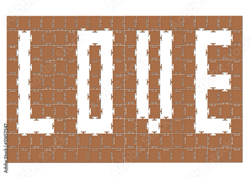 Love puzzle tasarım