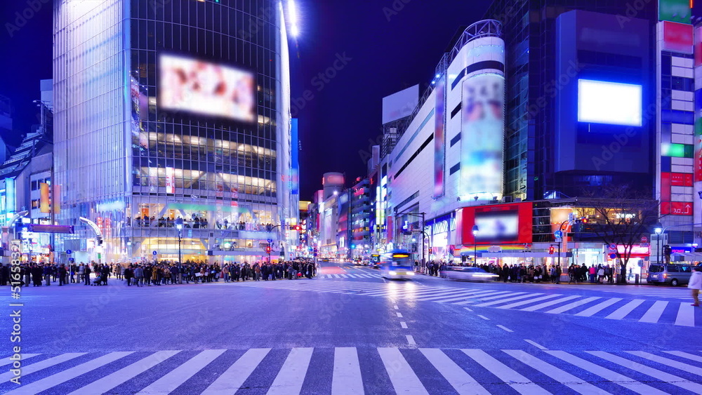 Shibuya Crossing in Tokyo, Japan