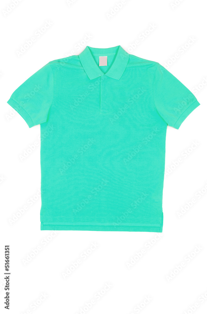 Male t-shirt isolated on the white background Male t-shirt isolated on the white background