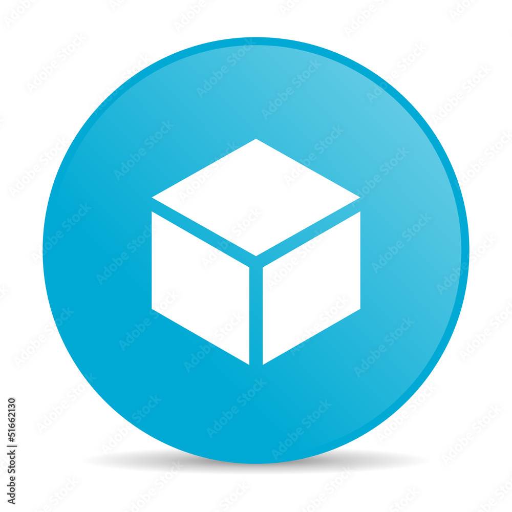 box blue circle web glossy icon box blue circle web glossy icon