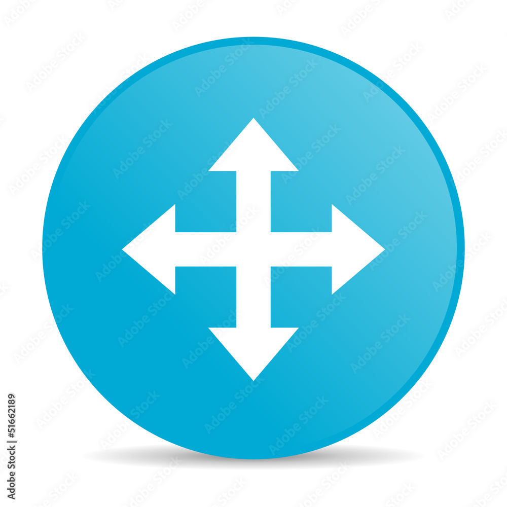 arrows blue circle web glossy icon arrows blue circle web glossy icon