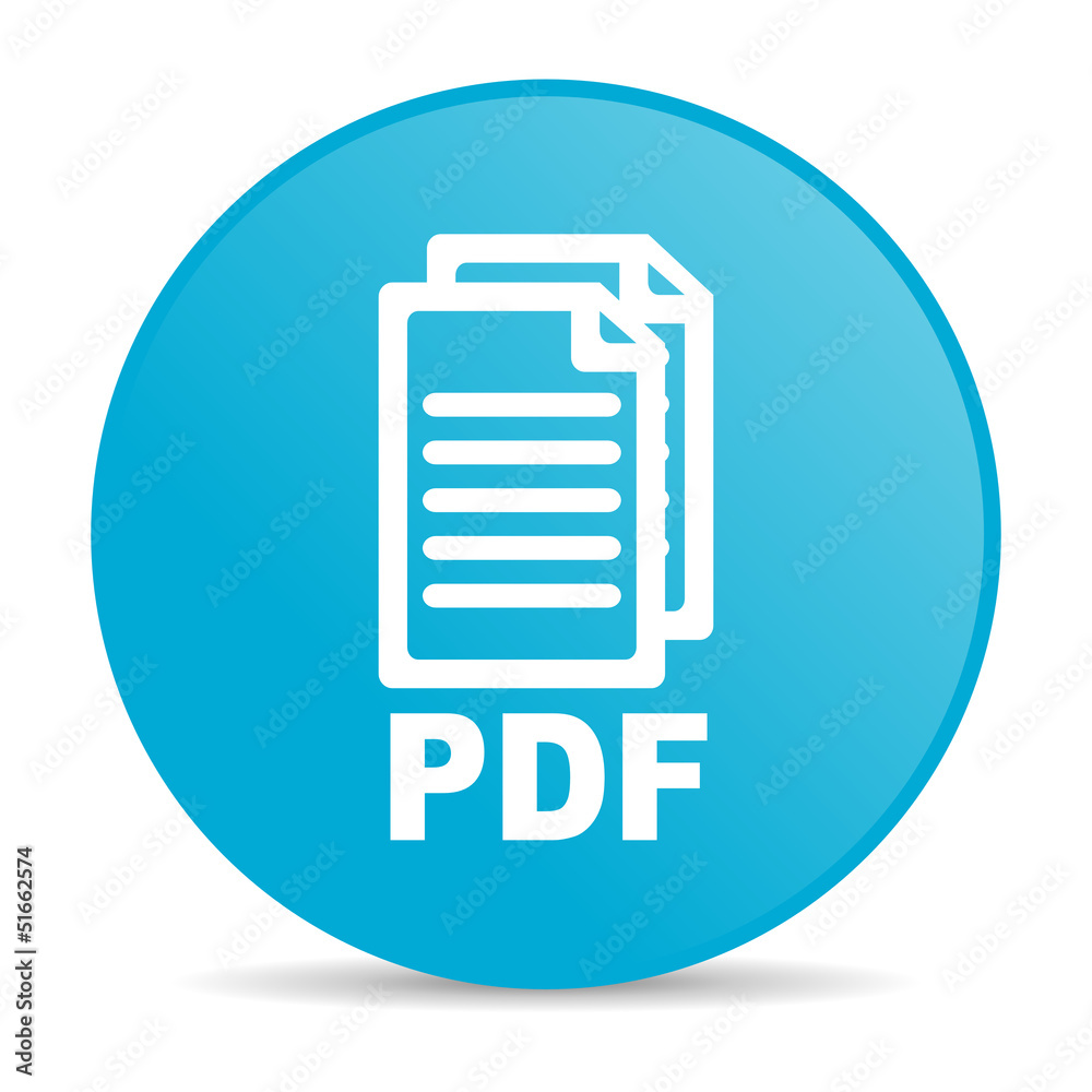 pdf blue circle web glossy icon pdf blue circle web glossy icon