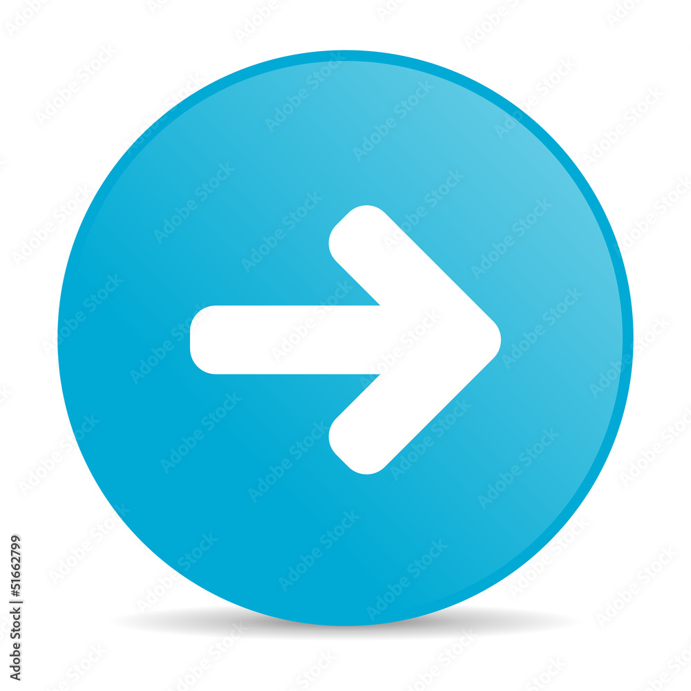 arrow right blue circle web glossy icon arrow right blue circle web glossy icon
