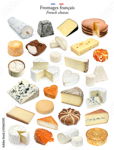 Fromages français - French cheeses
