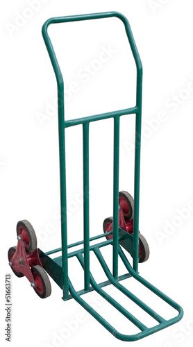 Stair Climbing wheelbarrow (with clipping paths)
