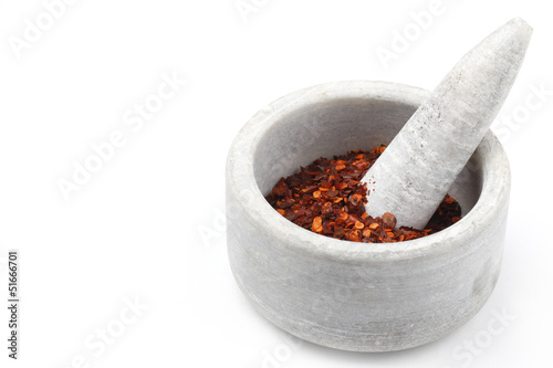 Chilli Pestle in a Mortar