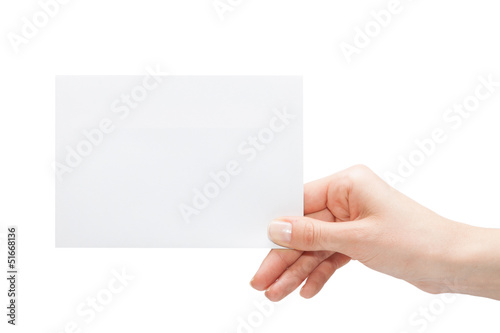 empty business card