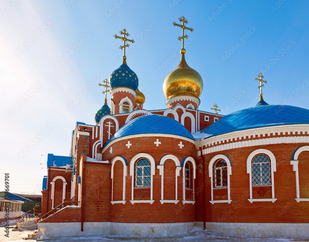 Obraz premium Church of the Resurrection in Samara, Russia