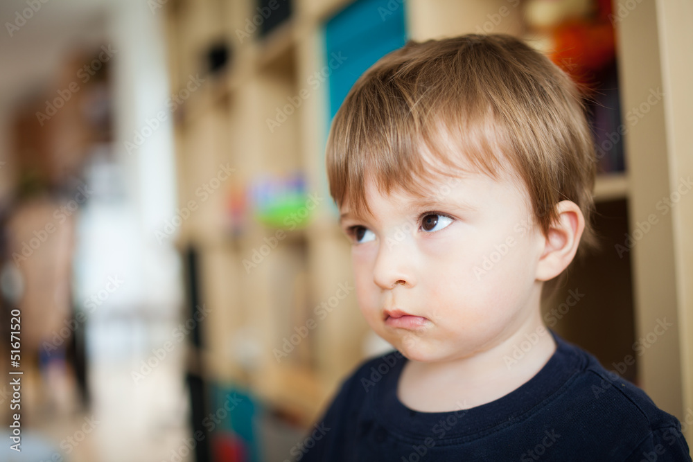Sad little boy Sad little boy