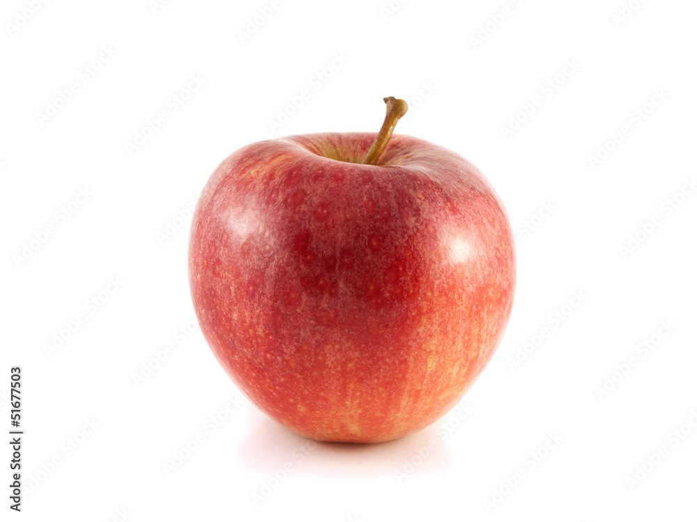 Isolated red apple on a white background. Isolated red apple on a white background.