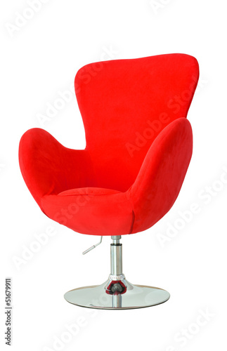 Modern red chair