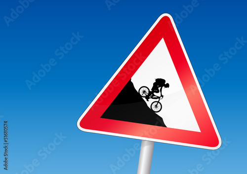 Vorsicht Fahrradfahrer