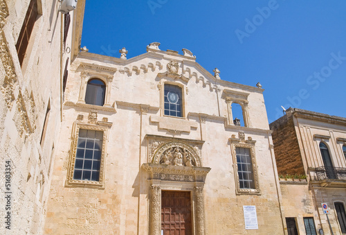 Church of St. Maria degli Angeli. Lecce. Puglia. Italy.