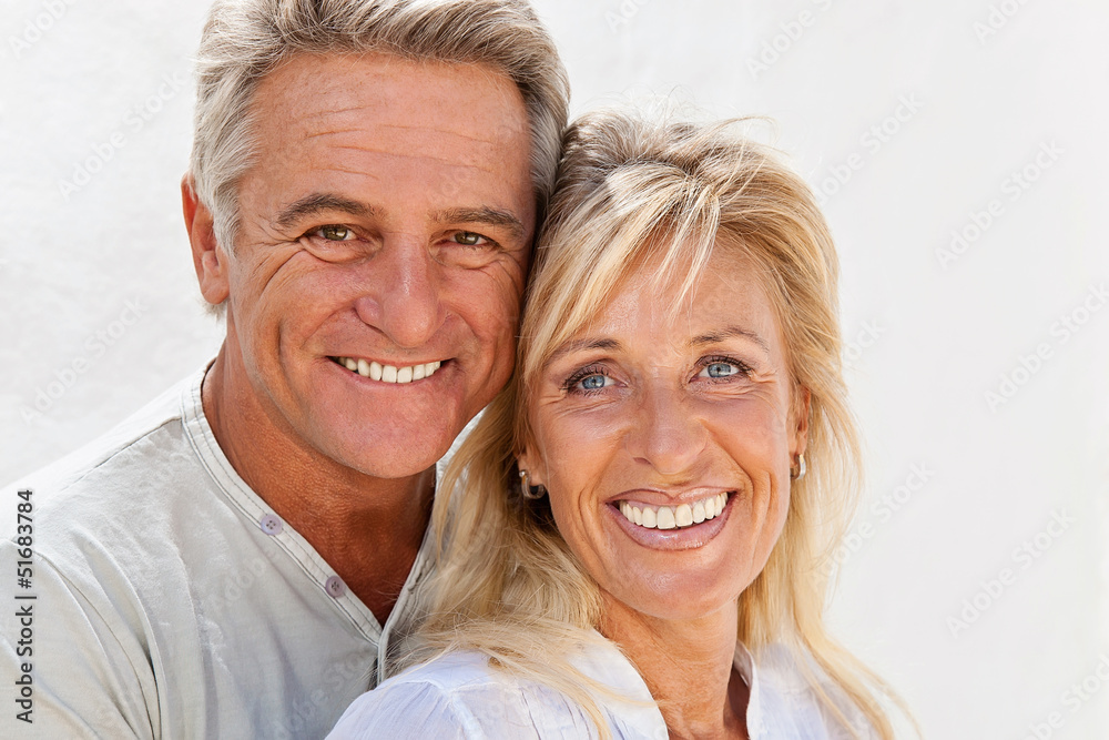 Portrait of a happy romantic couple. Portrait of a happy romantic couple.