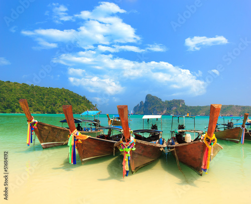 Boat in Phi Phi Thailand