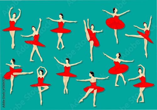 ballerina red