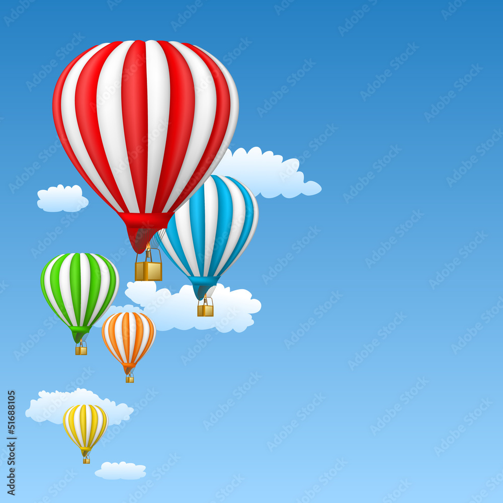 hot air balloons in the sky hot air balloons in the sky