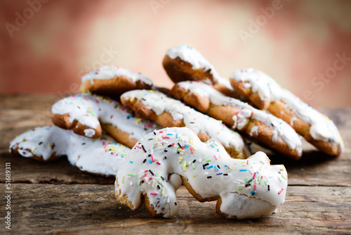 biscotti tradizionali siciliani - sicilian biscuit photo