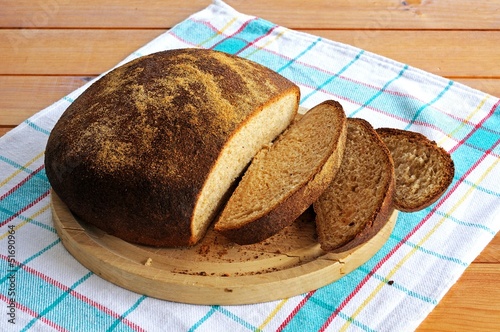 Wholemeal cob loaf © Arena Photo UK photo