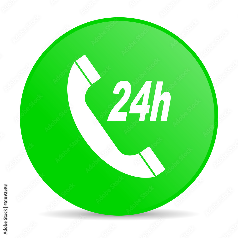 service green circle web glossy icon service green circle web glossy icon