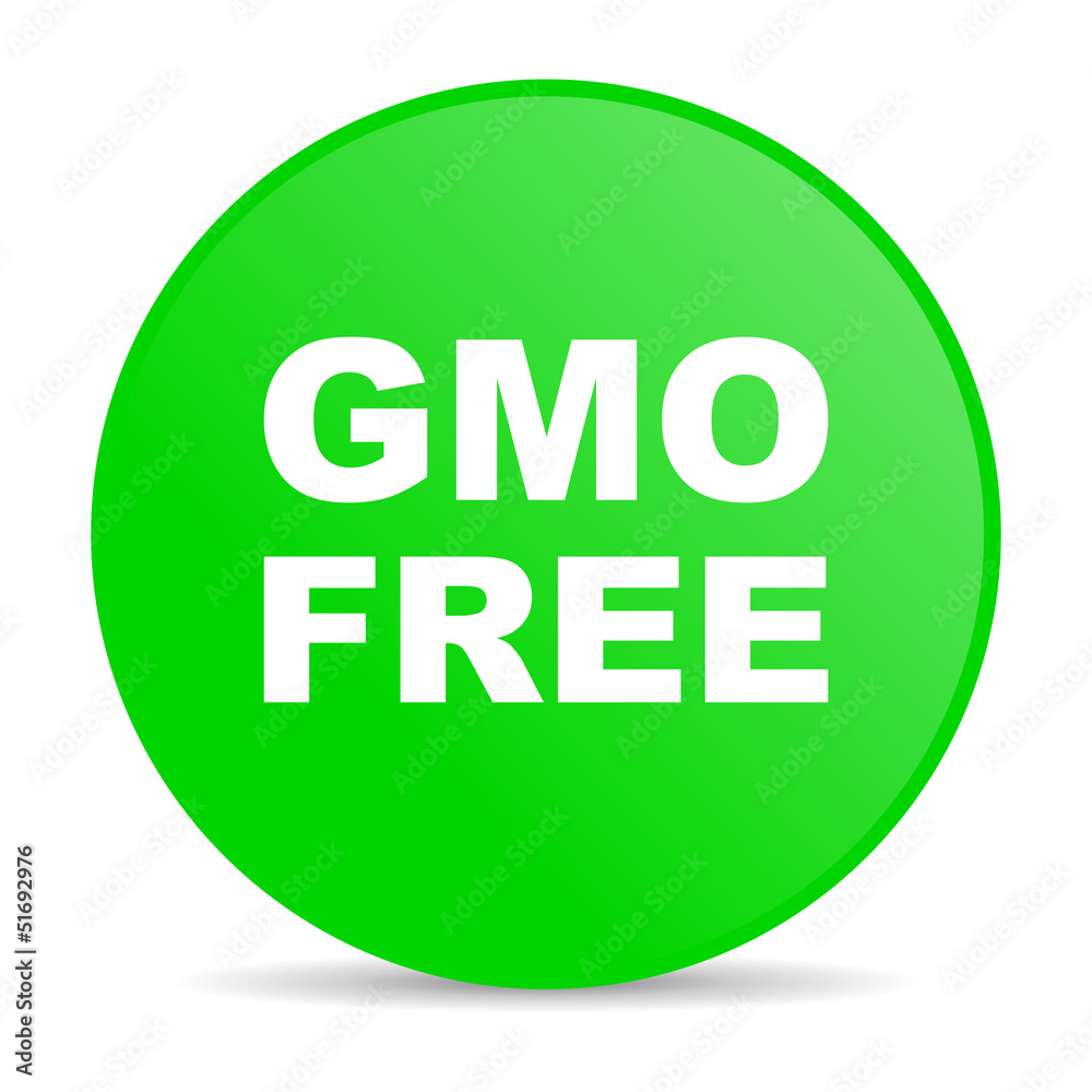 gmo free green circle web glossy icon gmo free green circle web glossy icon