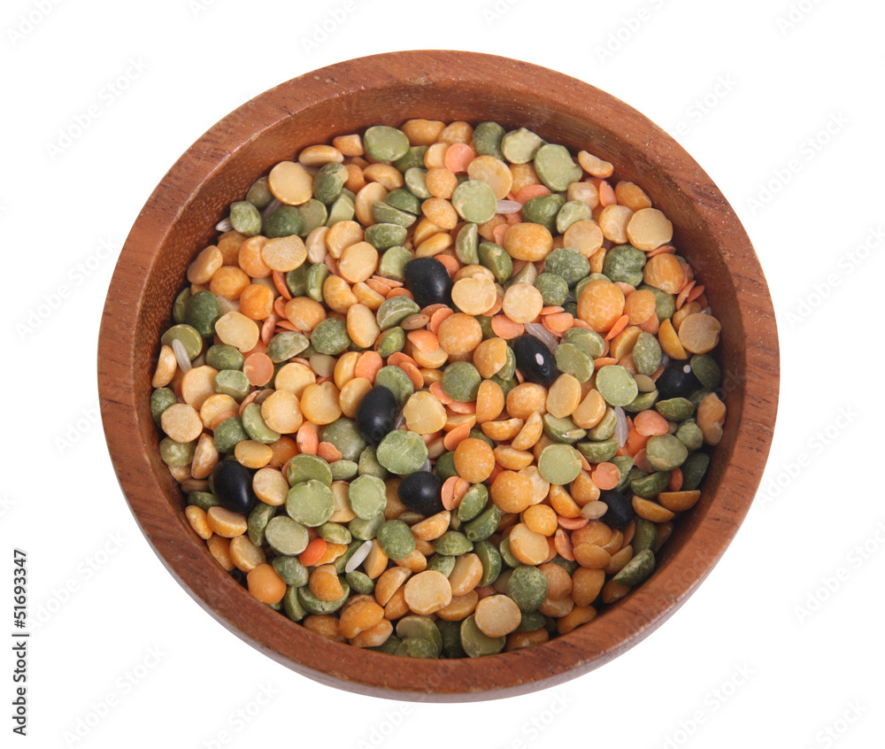 variety of lentils in a bowl variety of lentils in a bowl