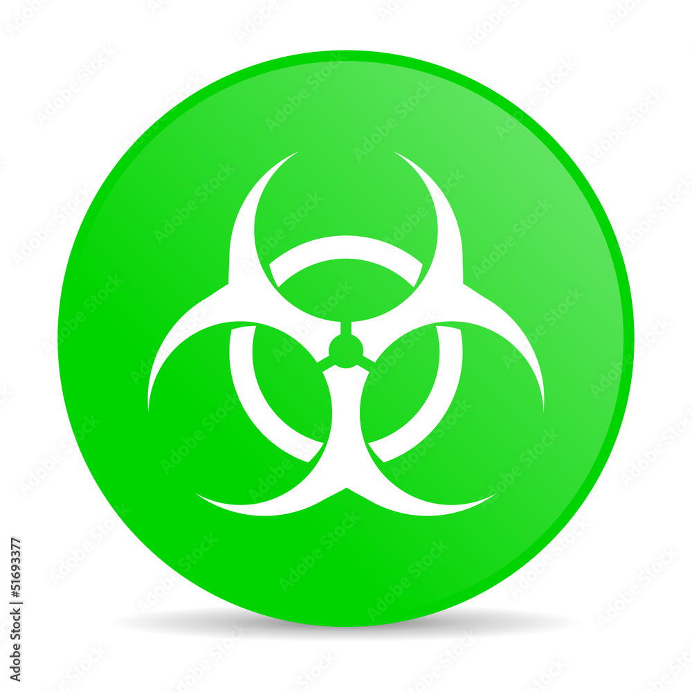 virus green circle web glossy icon virus green circle web glossy icon