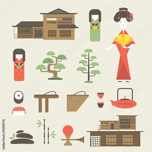 Japan icons