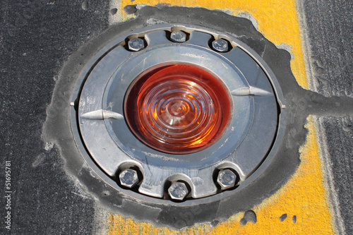 Light on taxiway