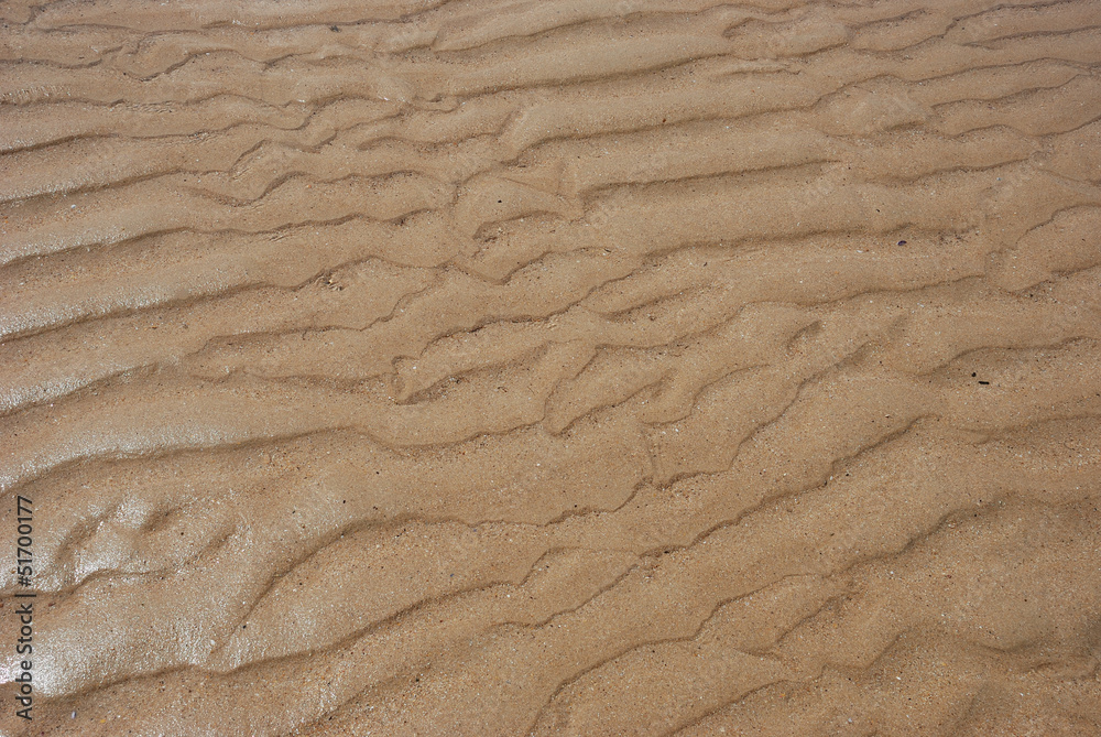 Sand with mark Sand with mark