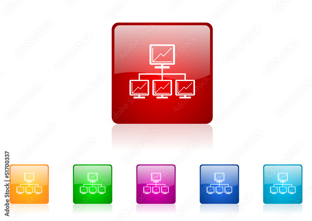 network vector glossy web icon set network vector glossy web icon set