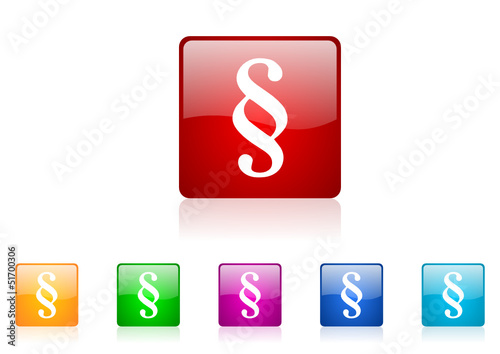 paragraph vector glossy web icon set