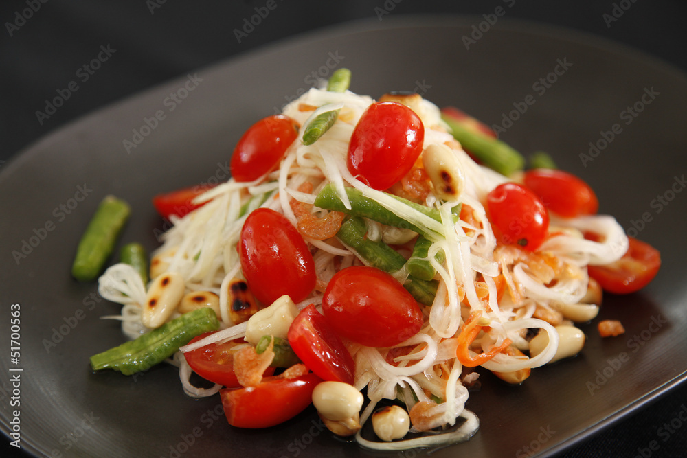 Thai style Salad.(Som Tam) Thai style Salad.(Som Tam)