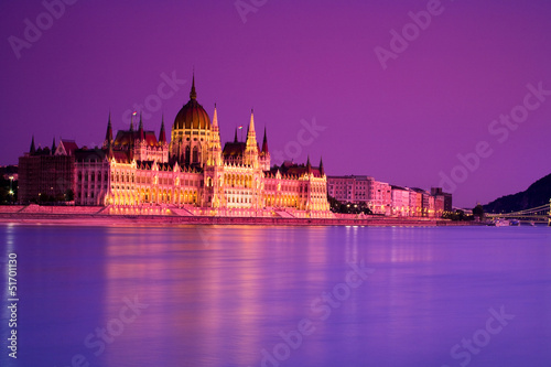 Canvas Print The Hungarian Parliament