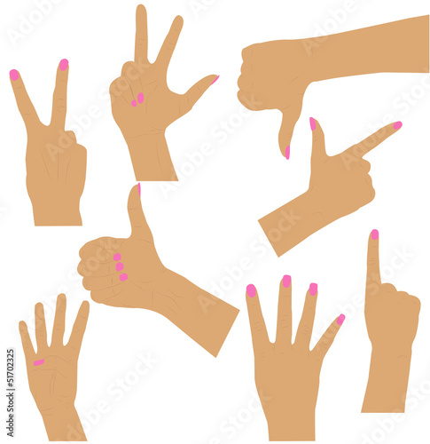 women  hands collection