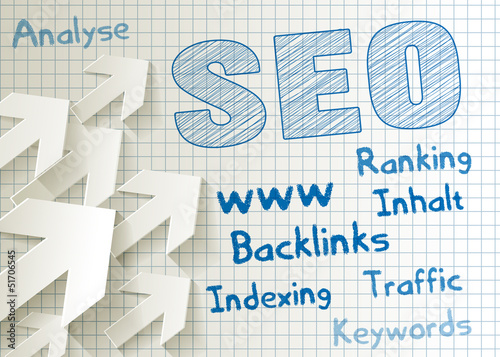 SEO Papier Hintergrund
