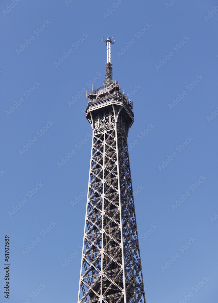 Antenne de la Tour Eiffel à Paris