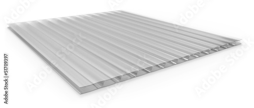 Polycarbonate corrugated sandwich panel photo