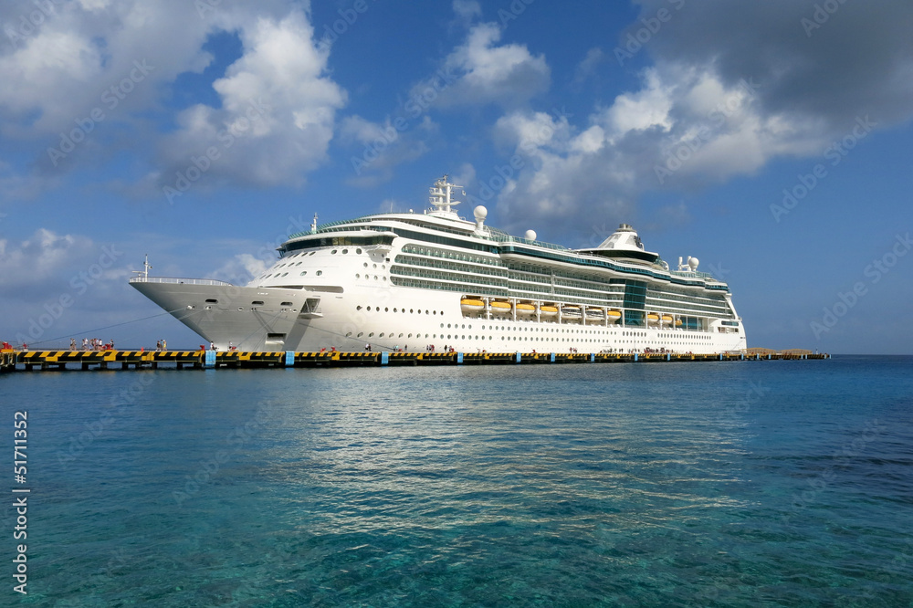 Naklejka premium Cruise Ship