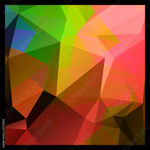 Abstract colorful polygonal background  vector