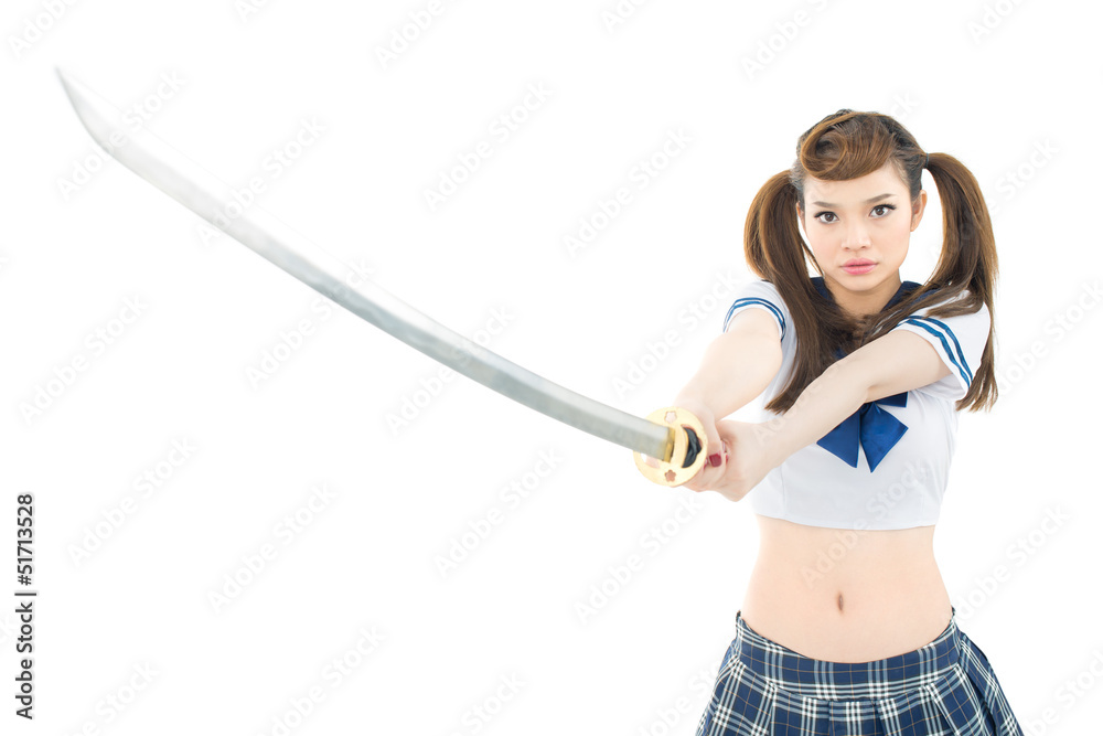 Aggressive girl Aggressive girl